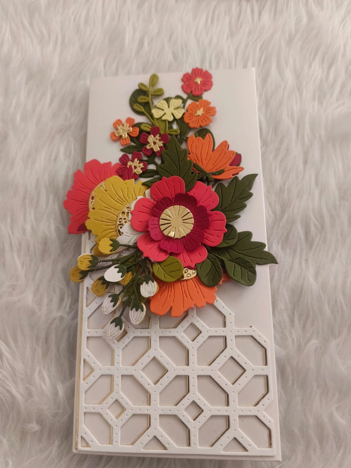 Elegant 3D Floral Money Envelope thumbnail 2