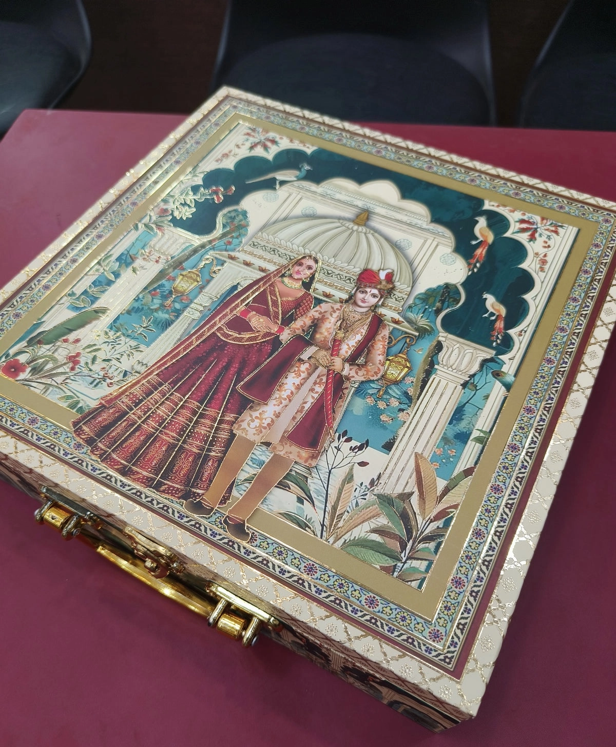 Luxury wedding invite box thumbnail 5