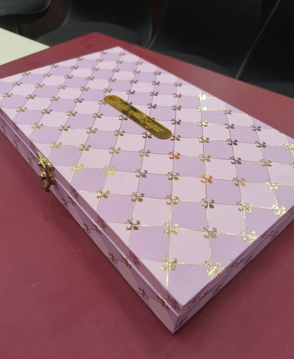 Blush & Gold Luxury Wedding Invite Box thumbnail 3