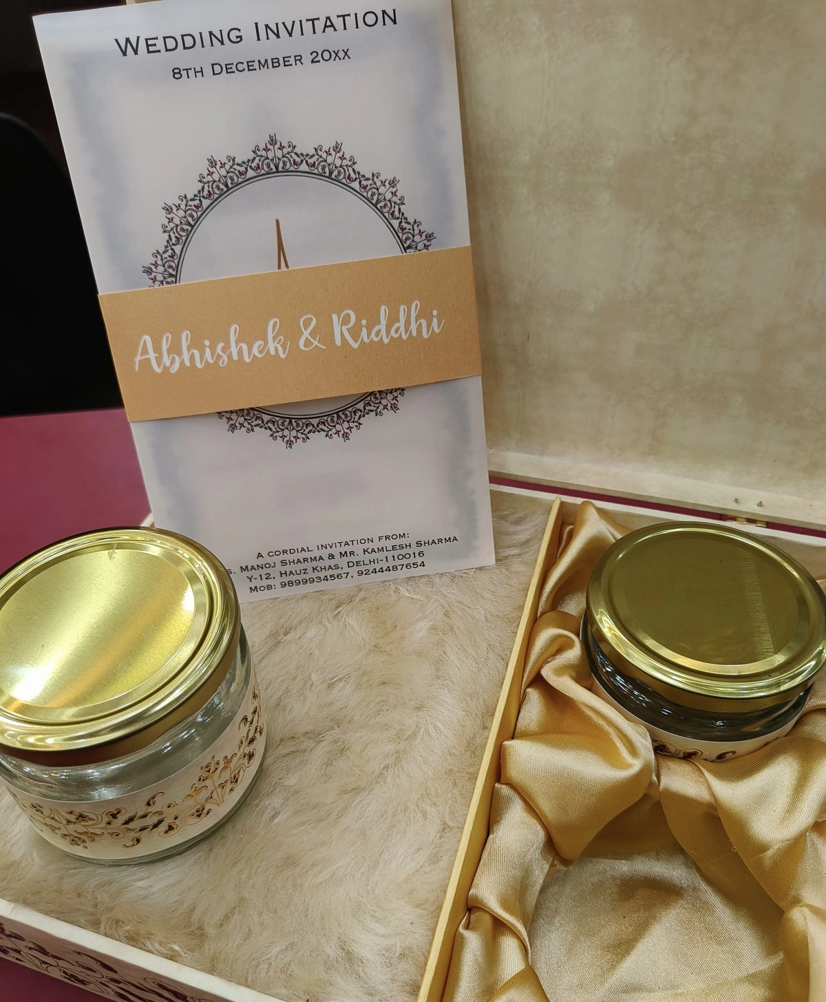 Luxury wedding invite box thumbnail 4