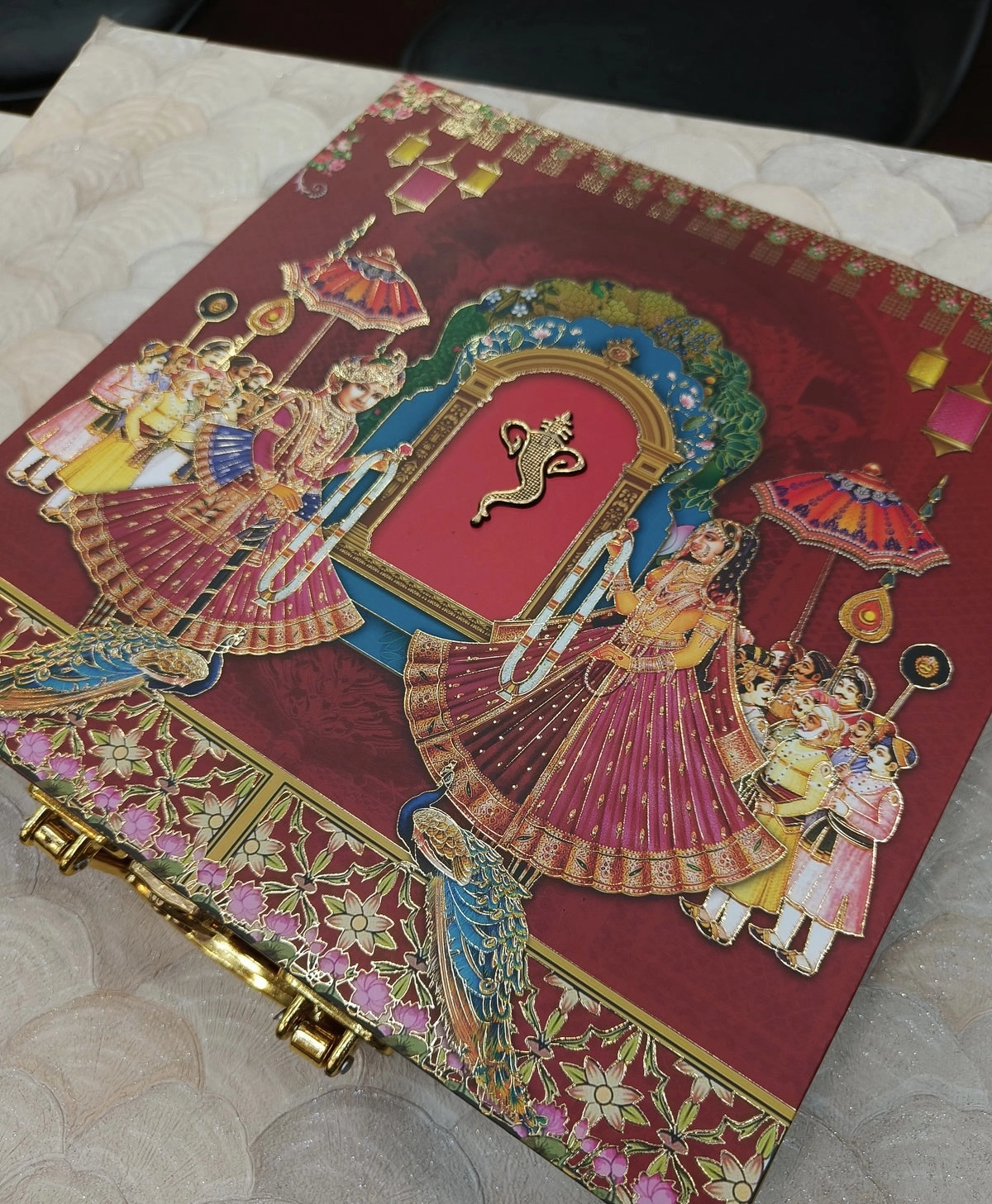 Luxury wedding invite box thumbnail 2