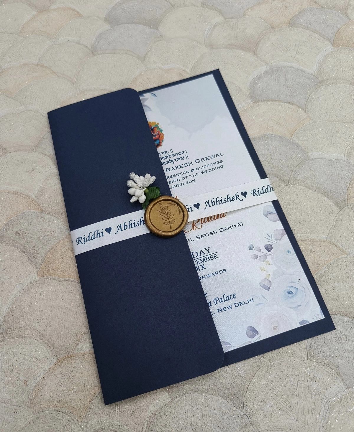 Minimal luxury wedding card thumbnail 3