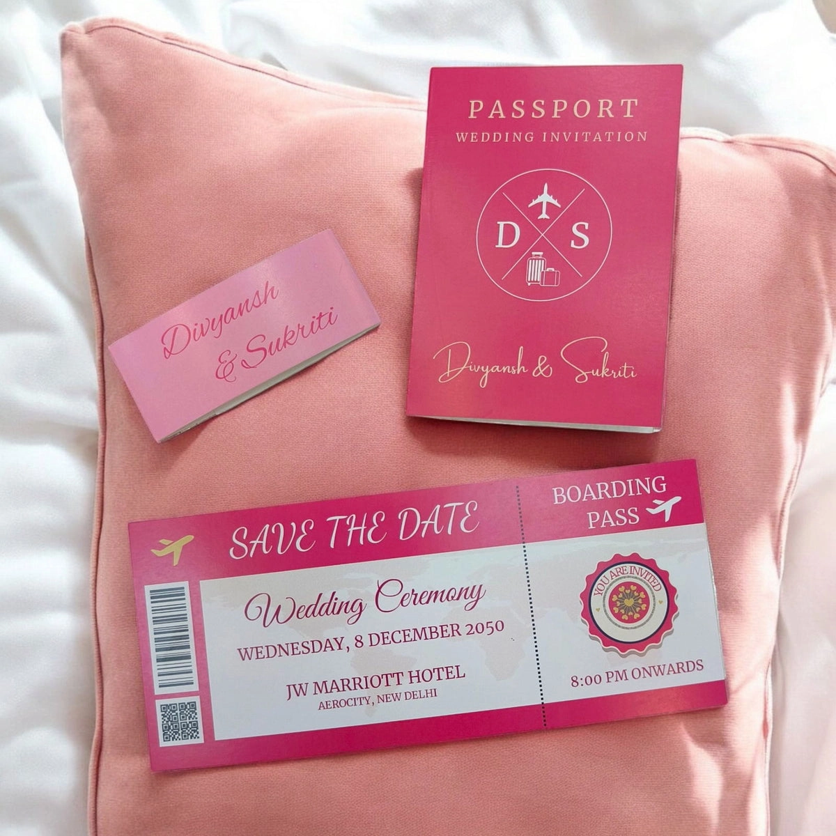 Passport wedding invite thumbnail 2