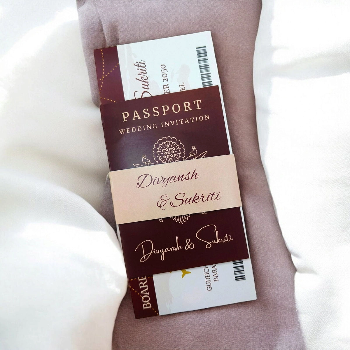 Passport wedding invite thumbnail 2