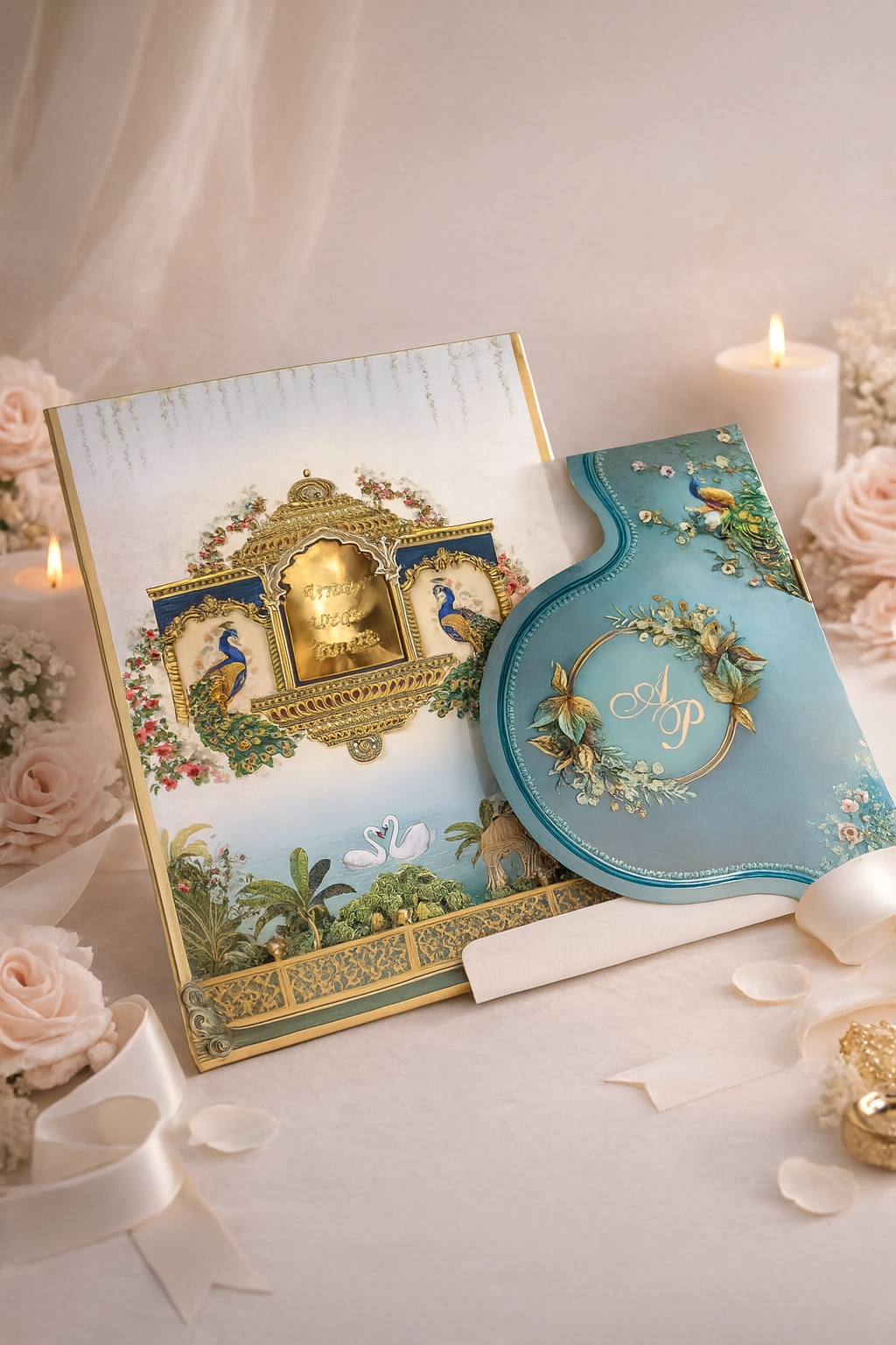 Luxury wedding invitation thumbnail 3