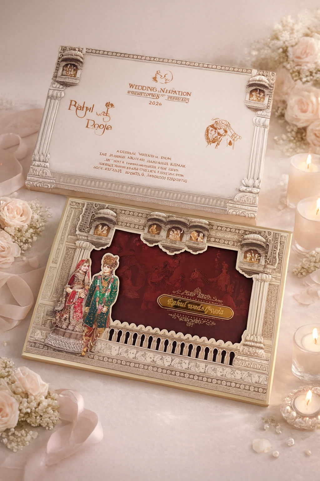 Luxury wedding card thumbnail 2
