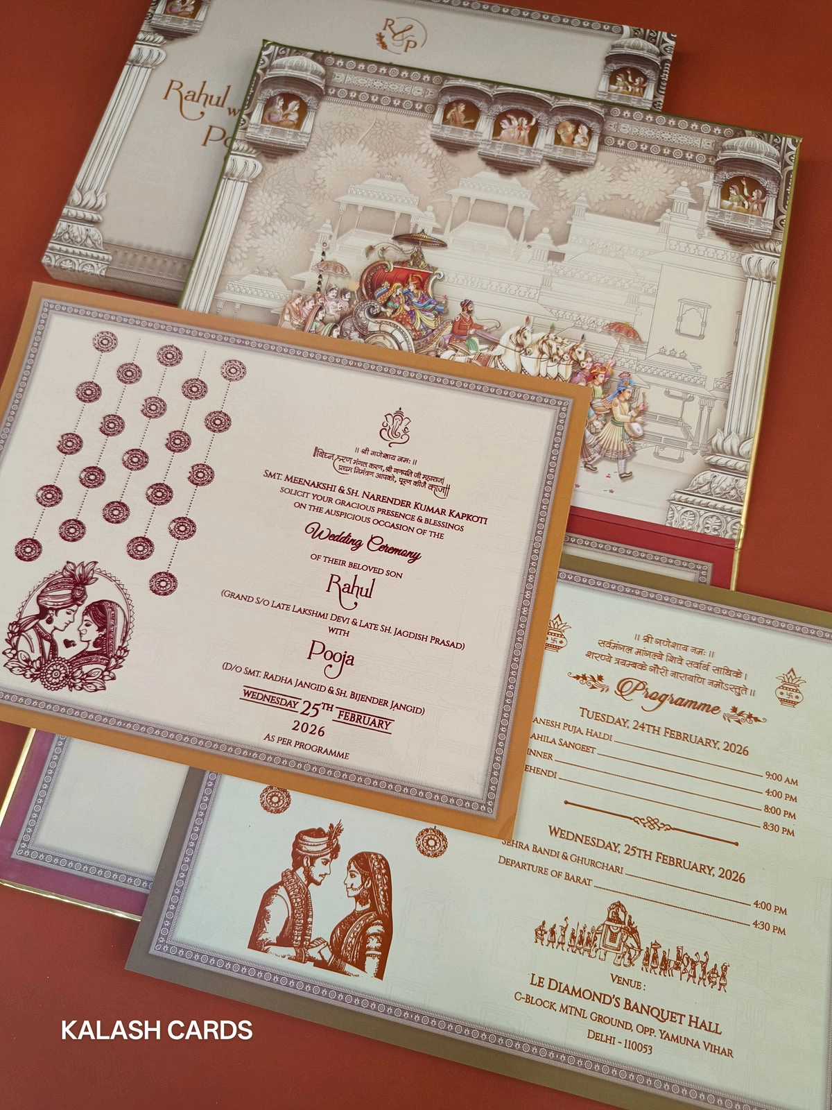 Luxury wedding card thumbnail 3