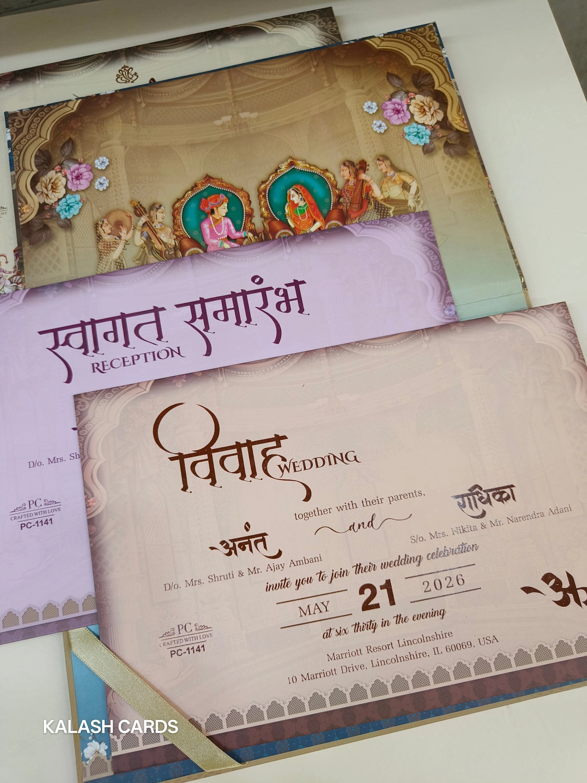 Luxury wedding invitation thumbnail 3