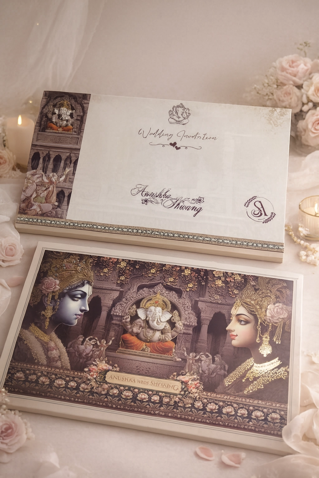 Luxury wedding invitation thumbnail 3