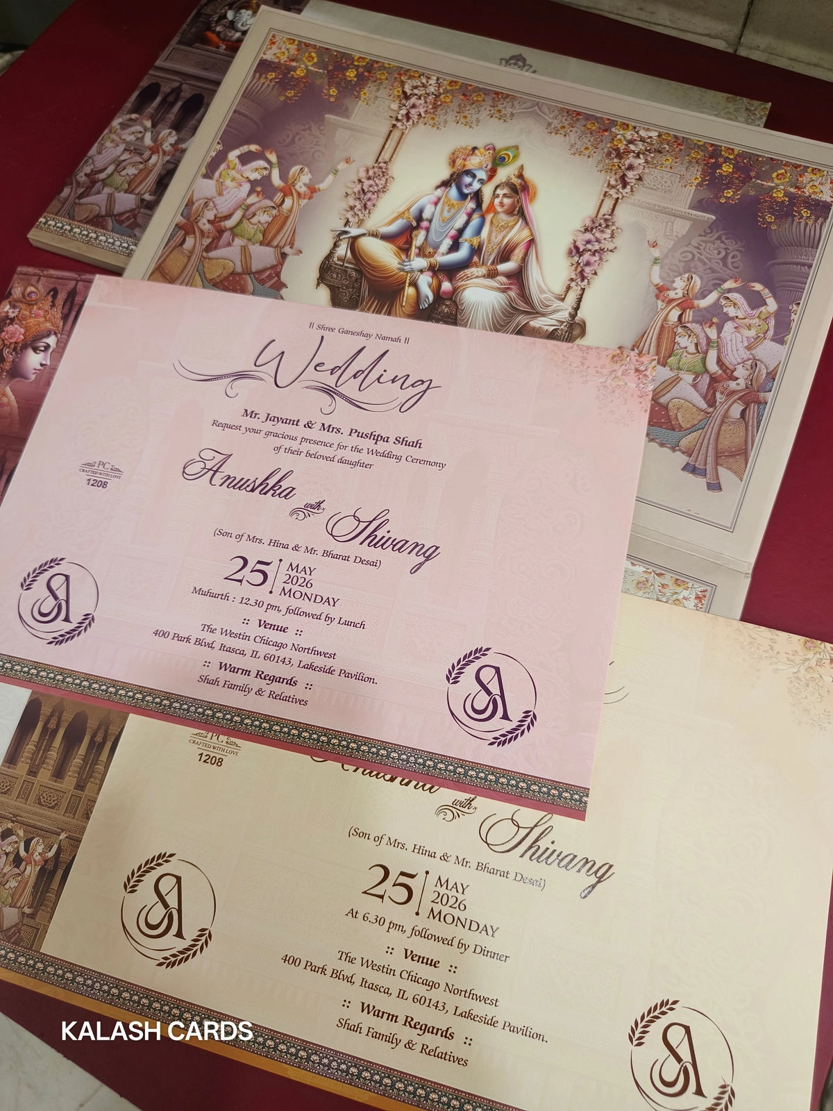 Luxury wedding invitation thumbnail 2