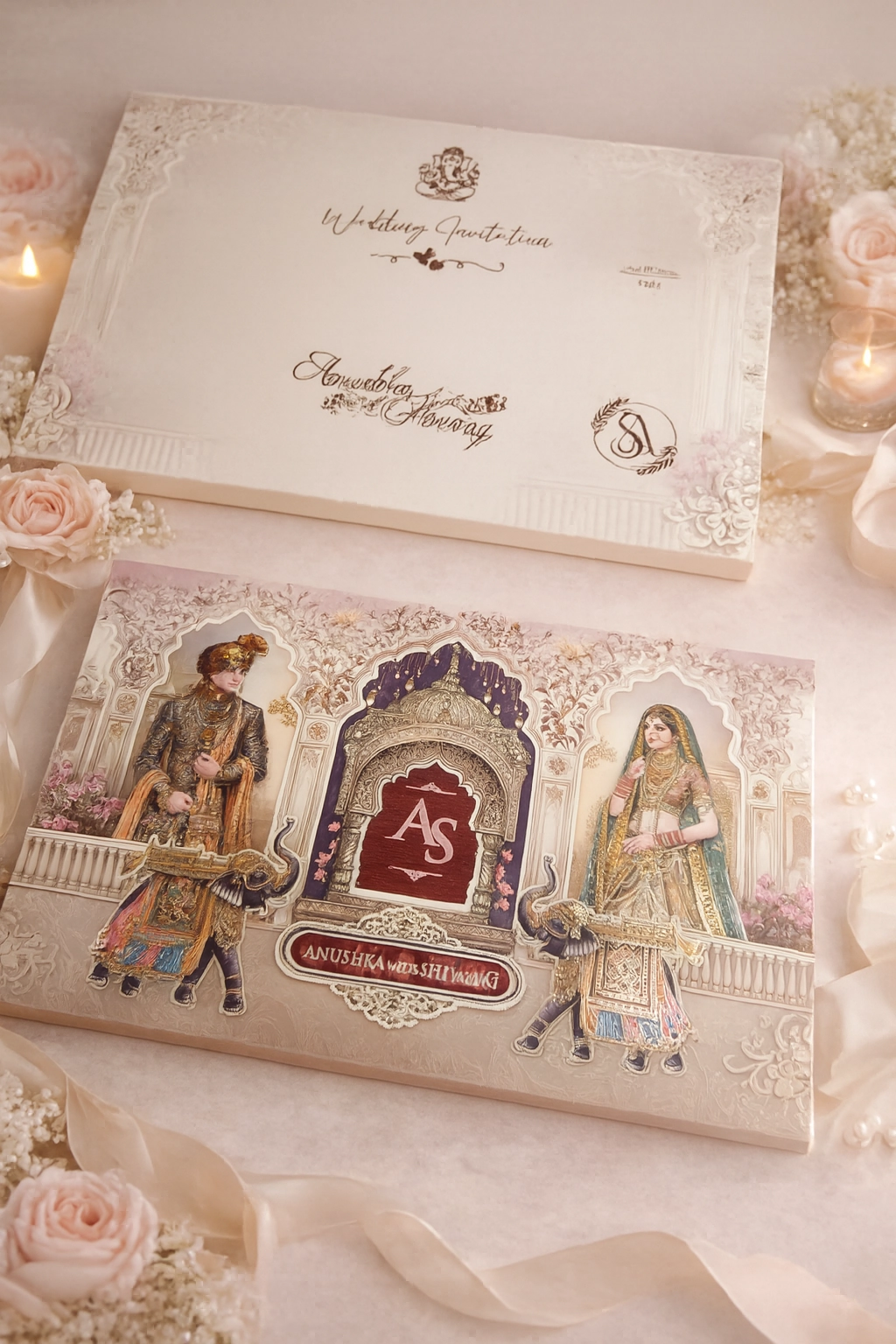 Luxury wedding invitation thumbnail 2