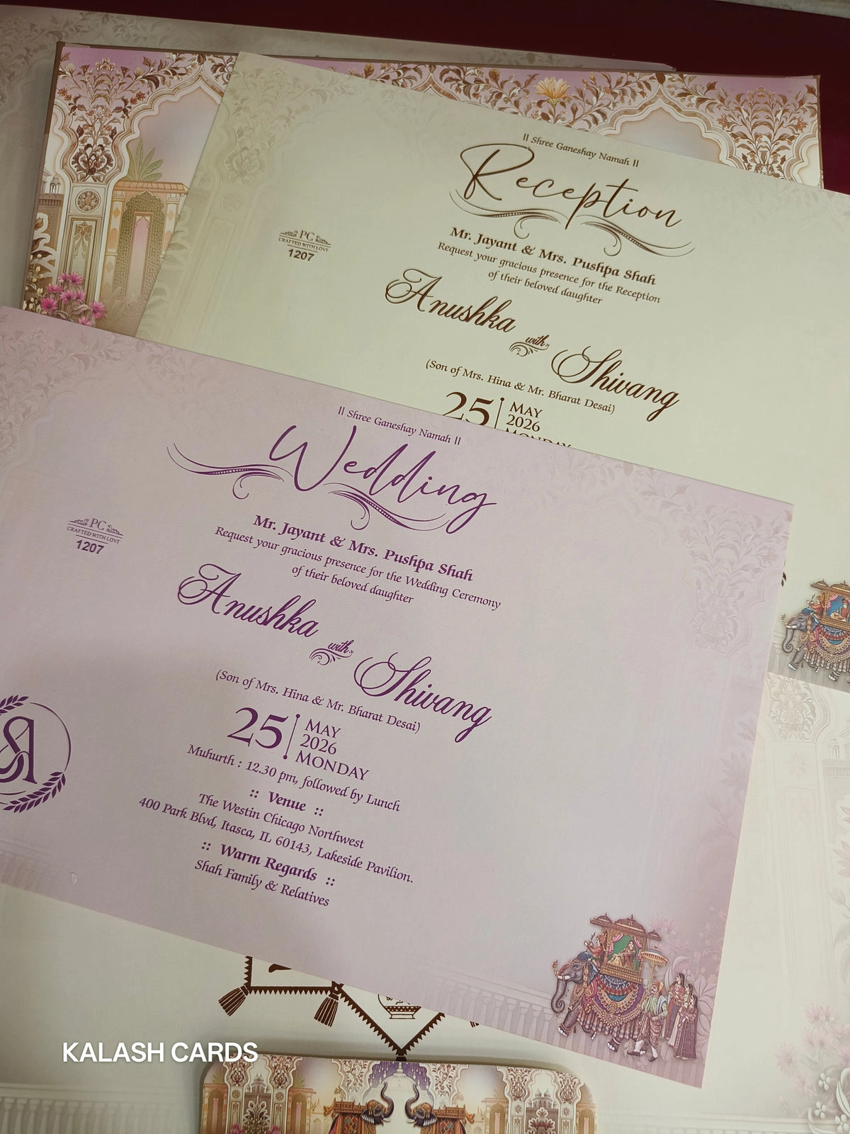 Luxury wedding invitation thumbnail 3