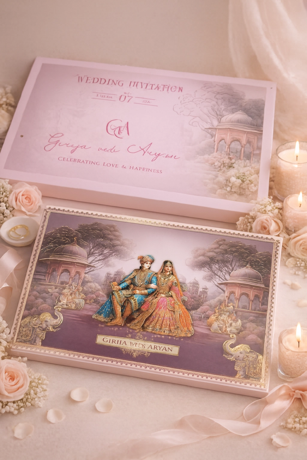 Luxury wedding card thumbnail 3