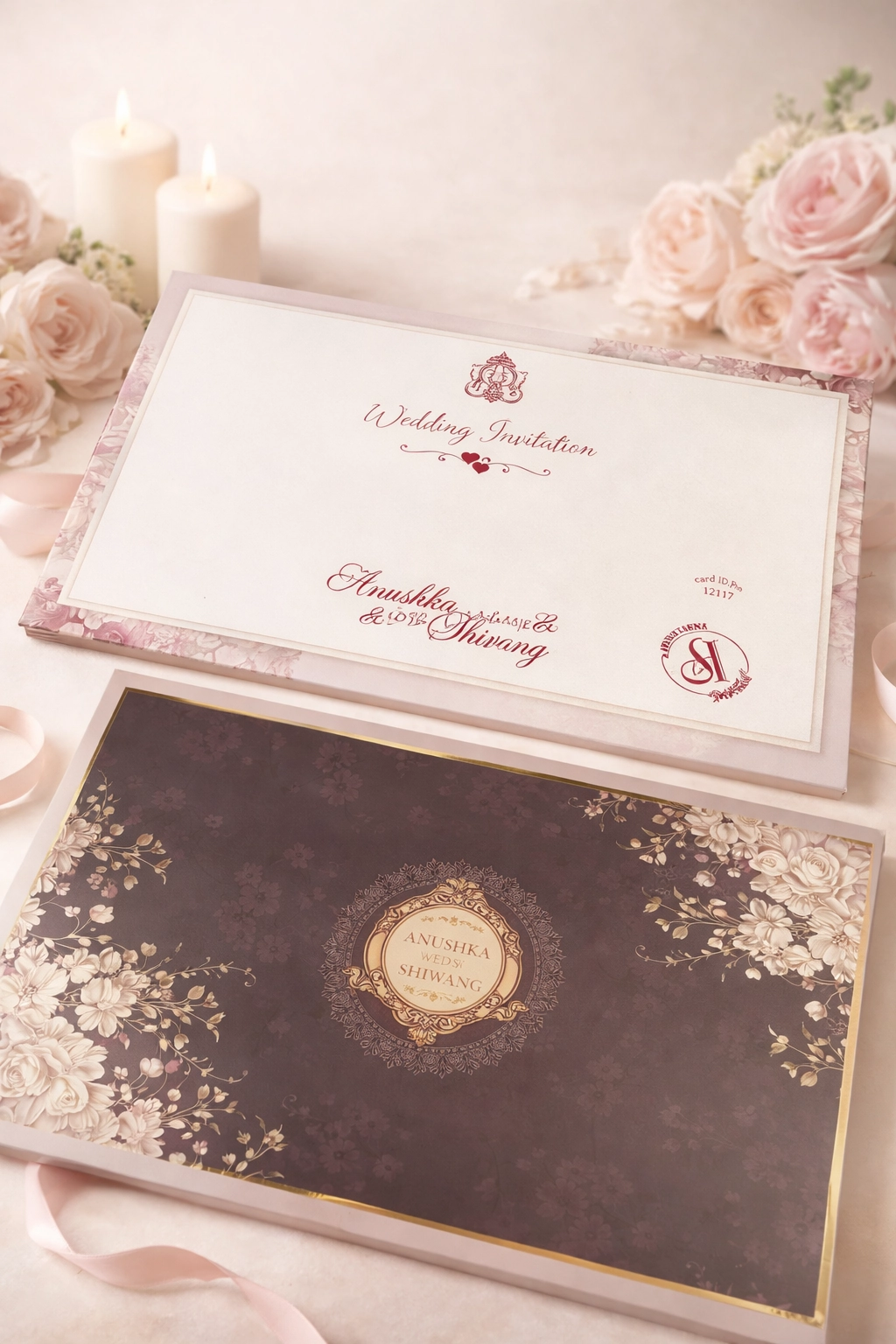Luxury wedding invitation thumbnail 2