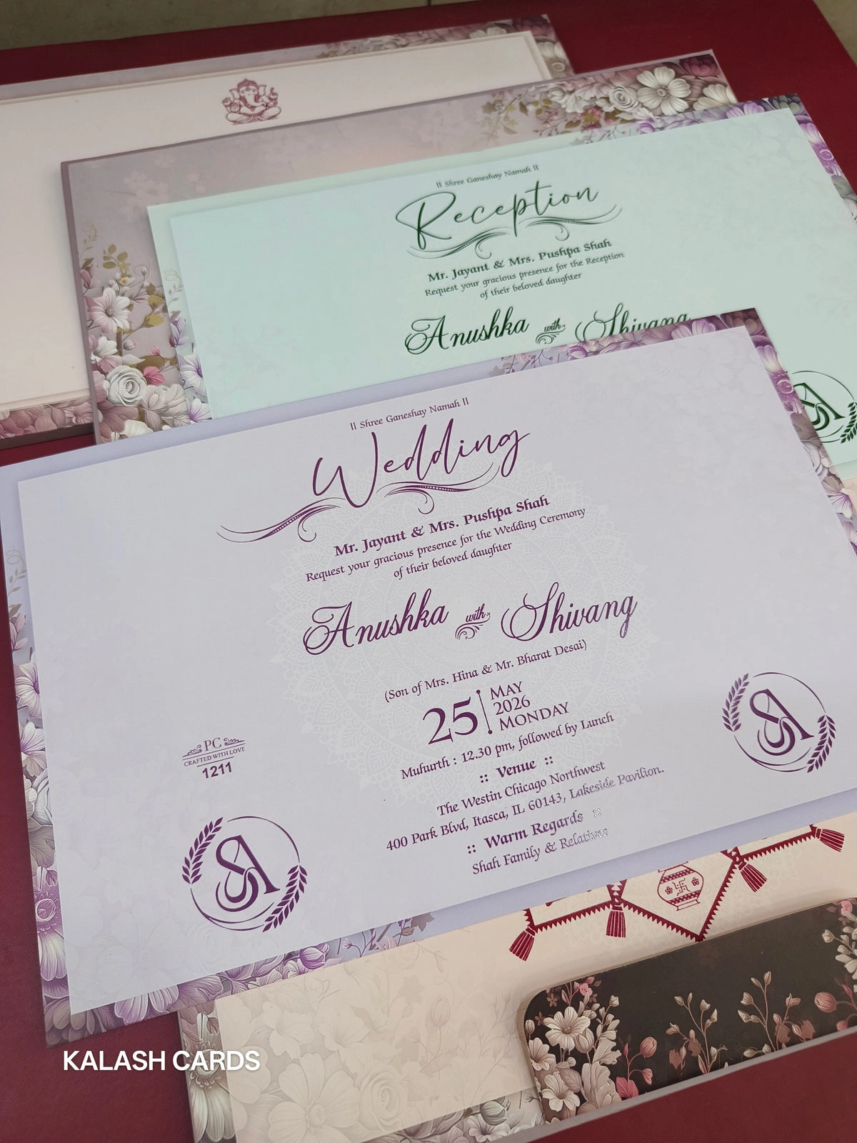 Luxury wedding invitation thumbnail 3