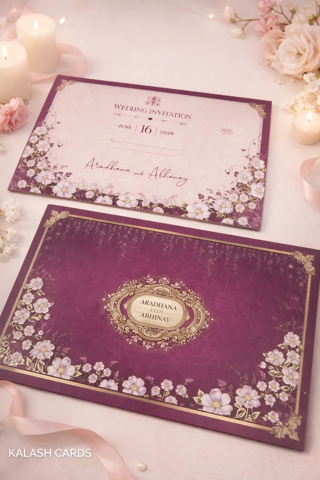 Luxury wedding invitation thumbnail 3