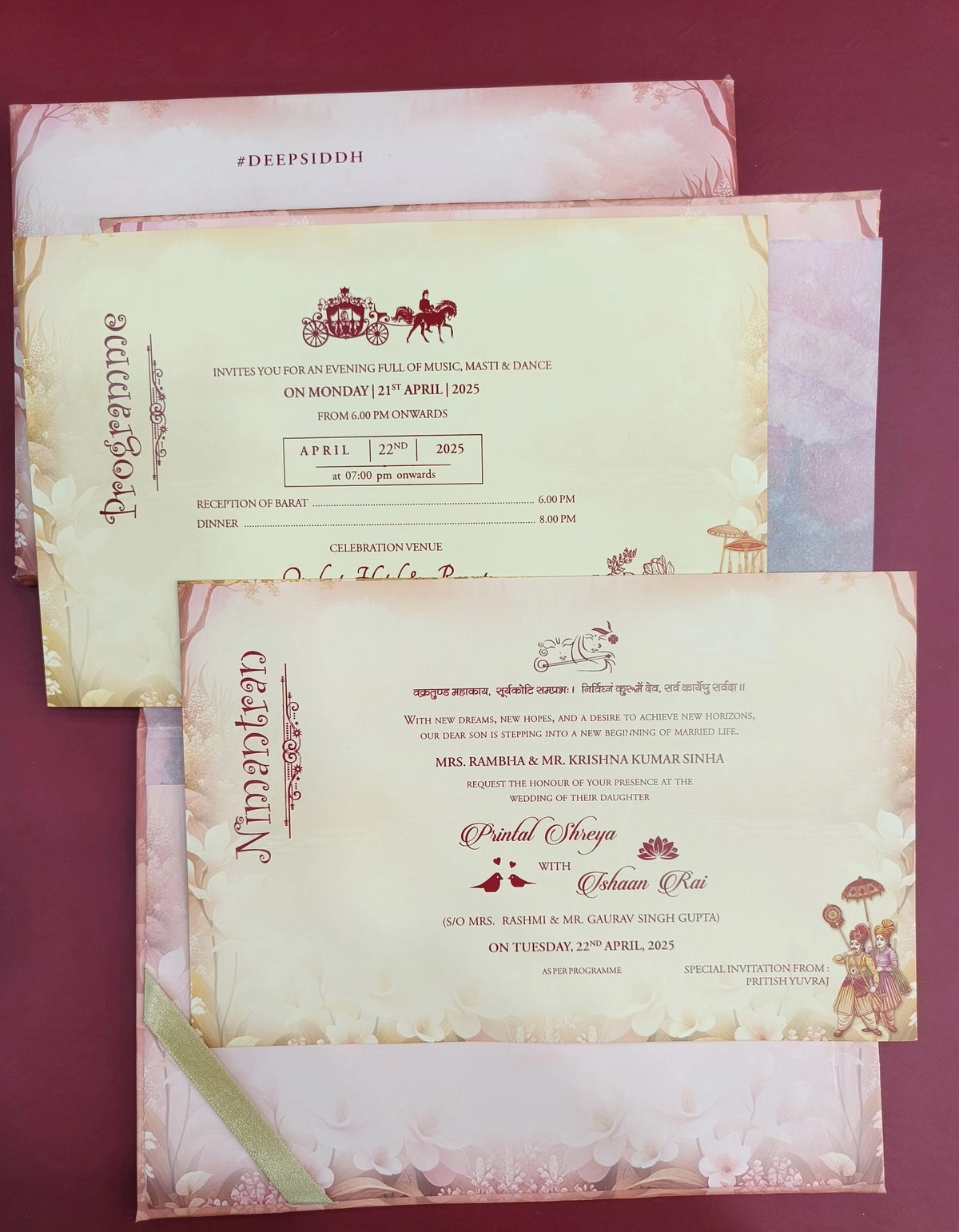 Wedding invitation thumbnail 3