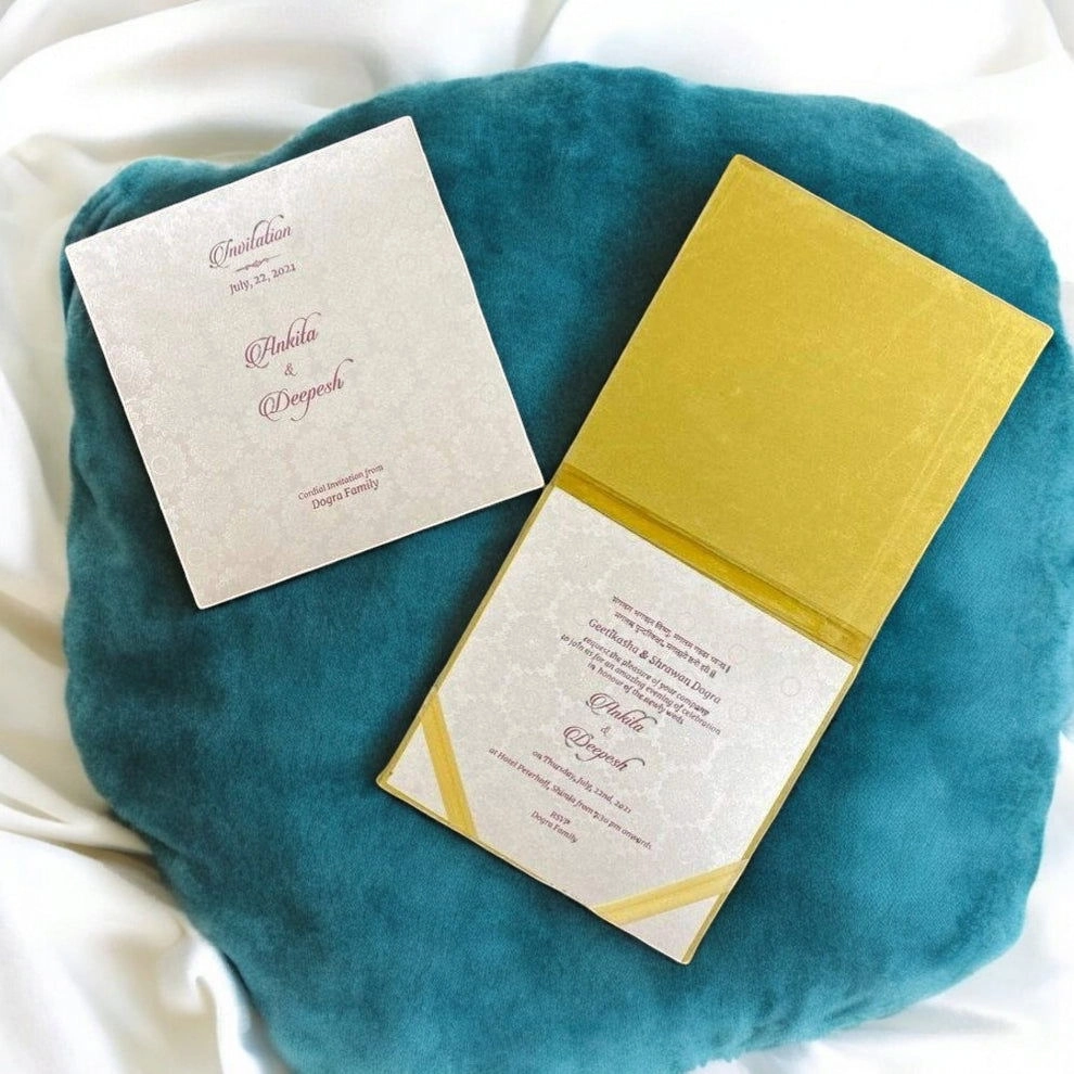 Thick Luxury Wedding Card thumbnail 2