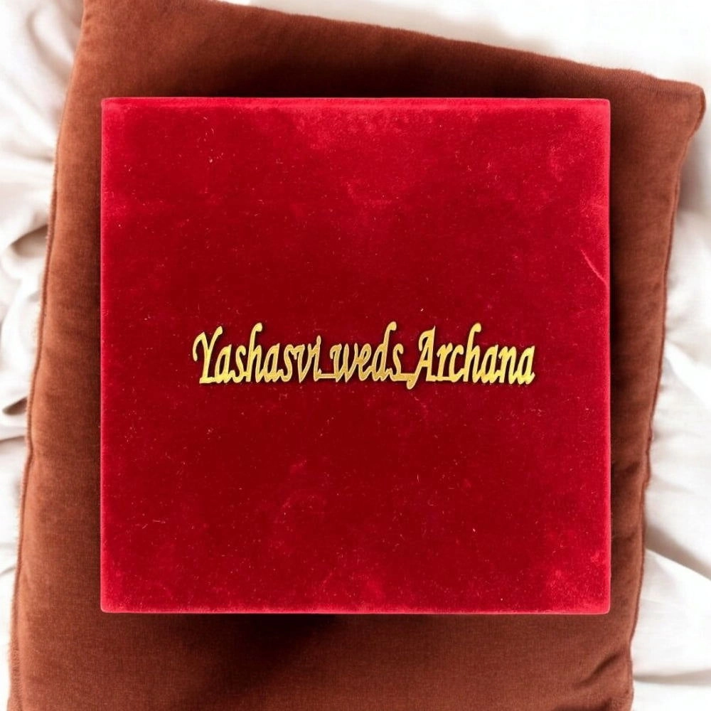 Thick luxury wedding card thumbnail 2