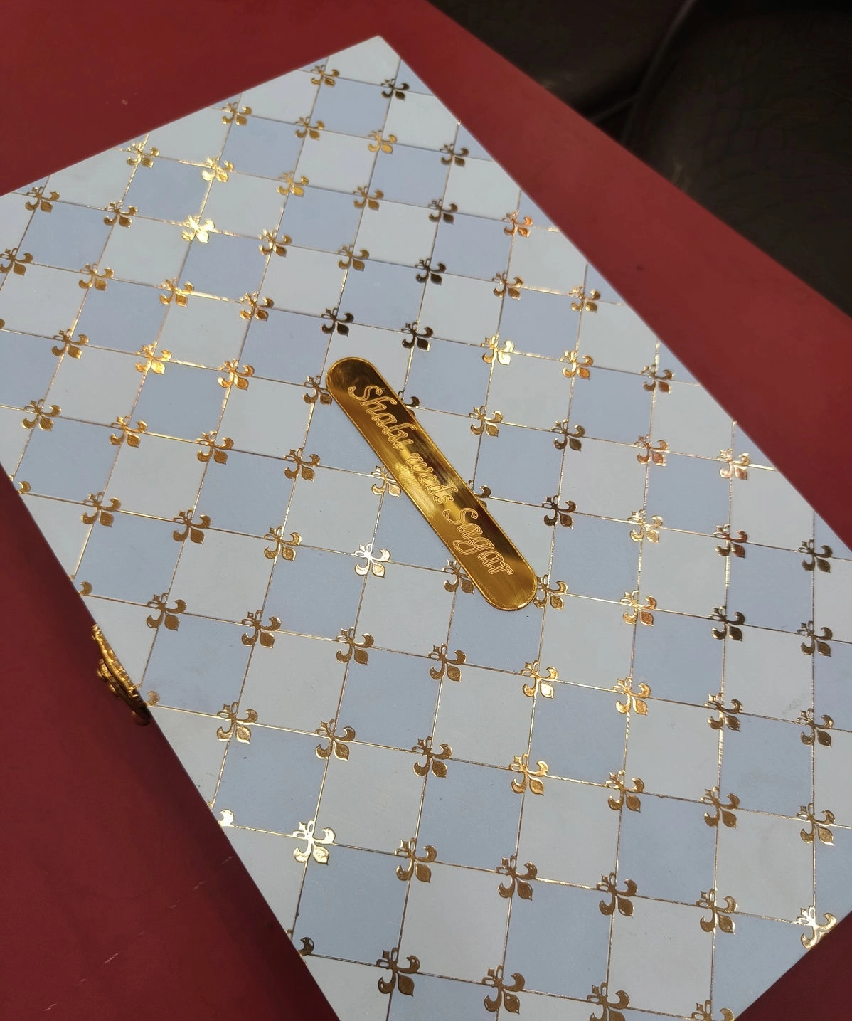 Luxury wedding invite box thumbnail 2