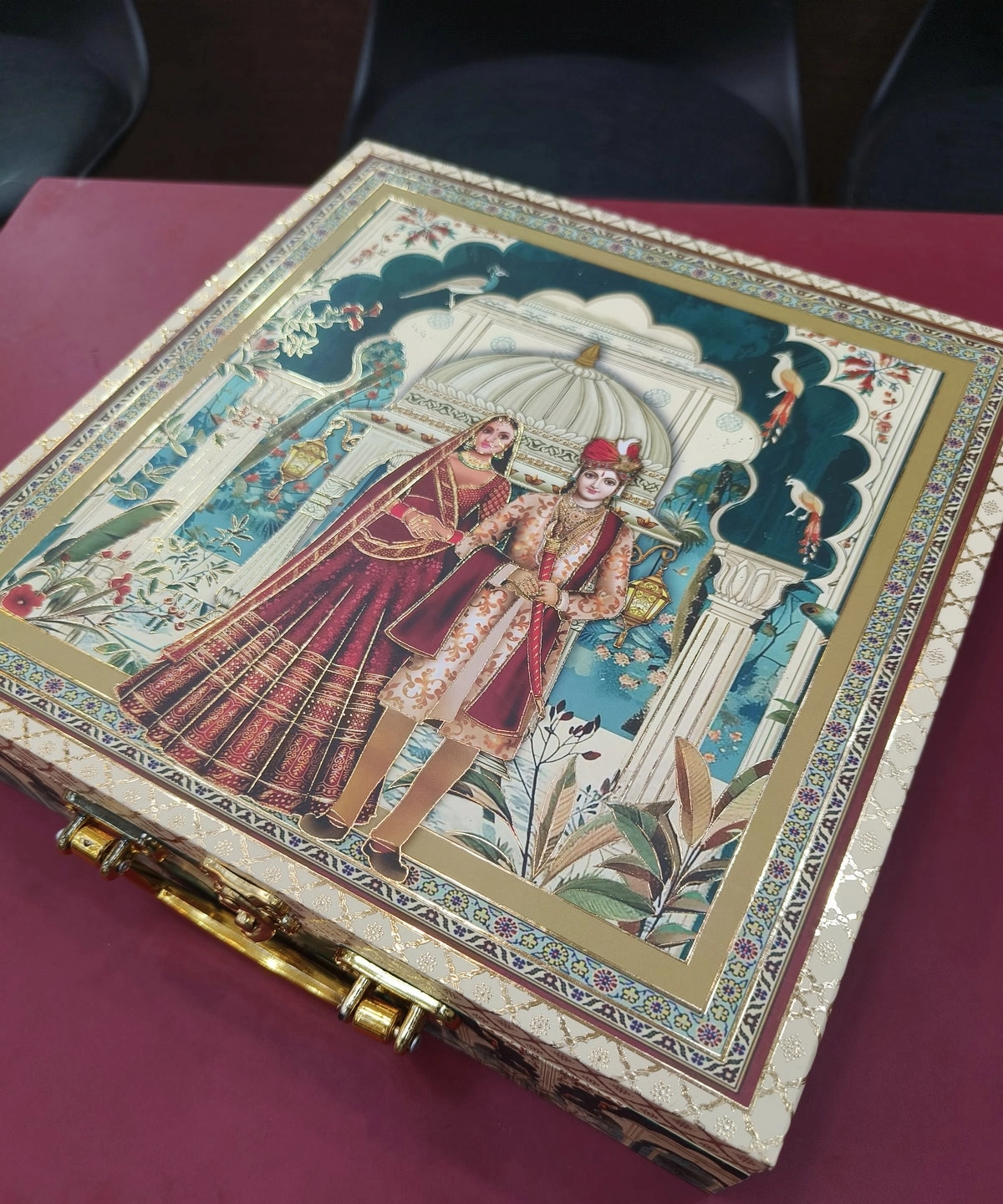 Luxury wedding invite box thumbnail 4