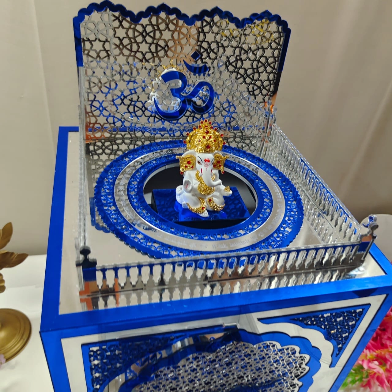 Divine Blue Ganesha Invitation Box thumbnail 2