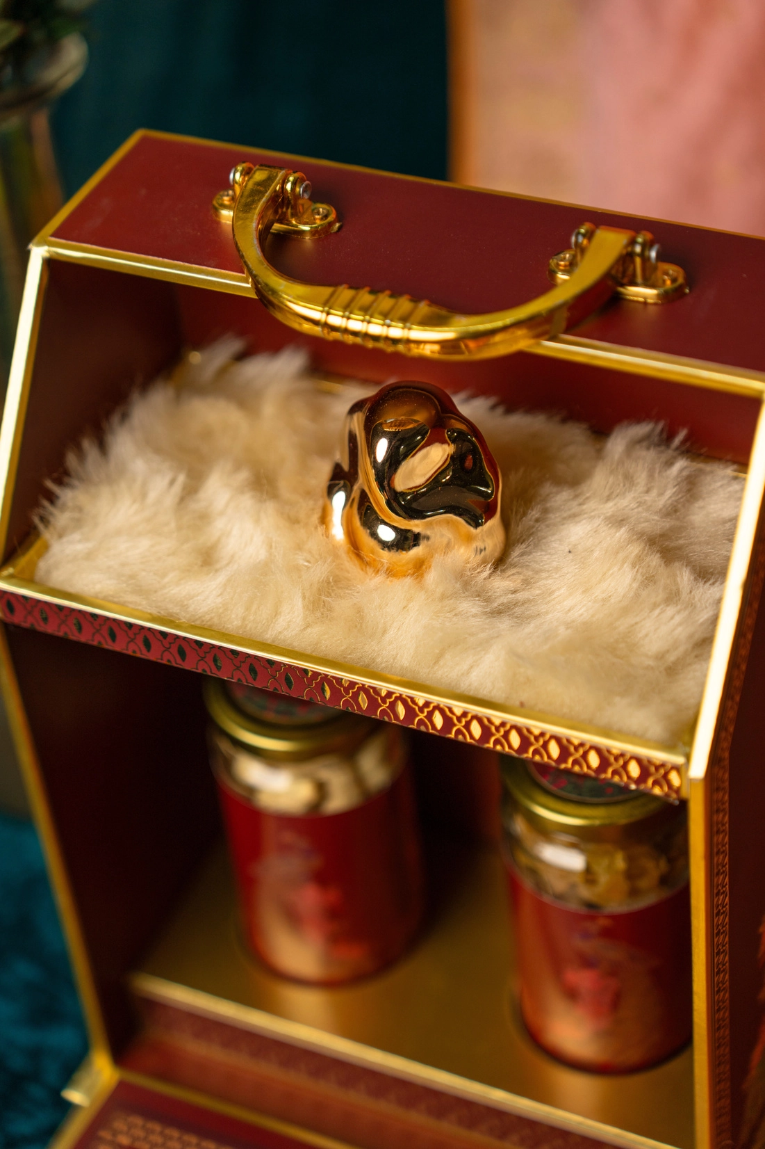 Regal Velvet Luxury Wedding Invitation Box