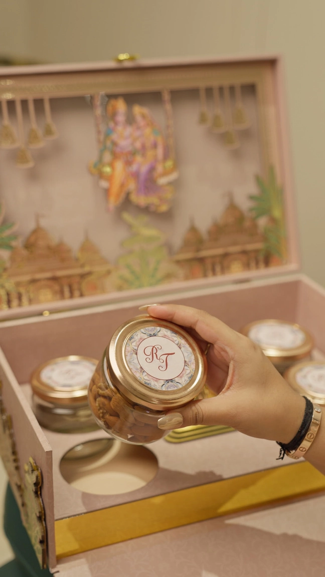 Heirloom Luxury Invitation Box — 4-Jar Keepsake thumbnail 2