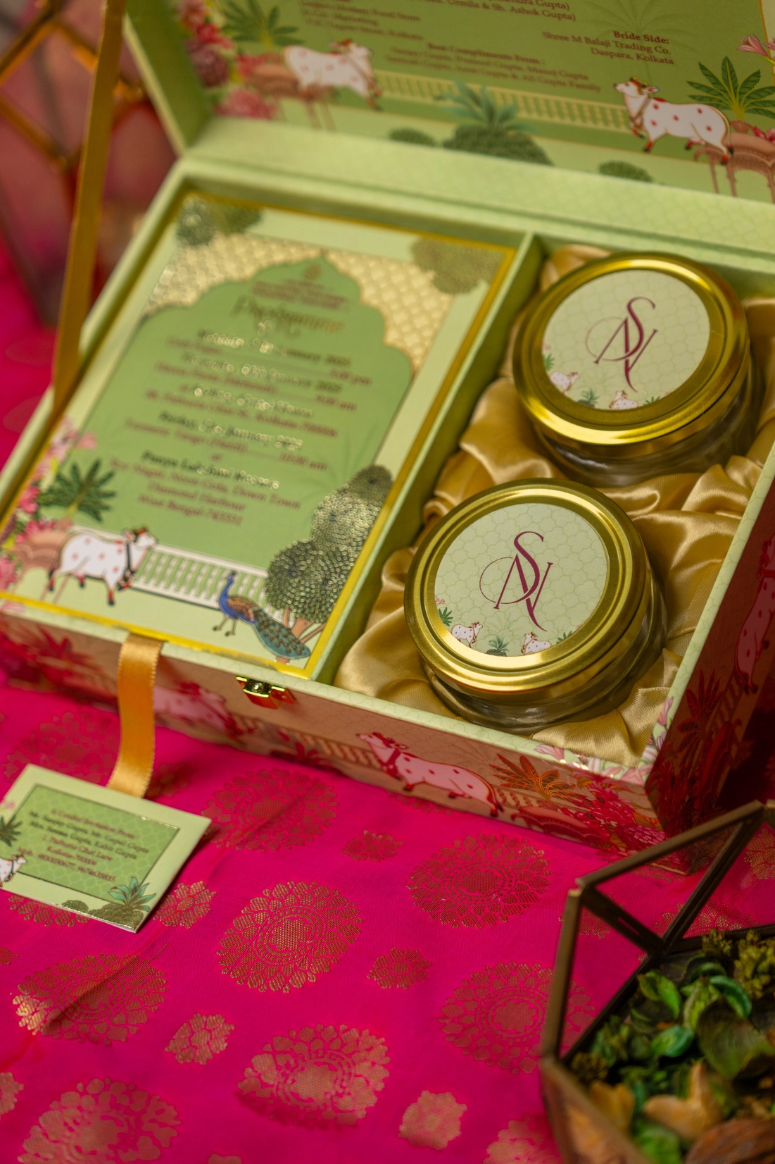 Heritage Luxe Invitation Box — Dual Jar Set thumbnail 3