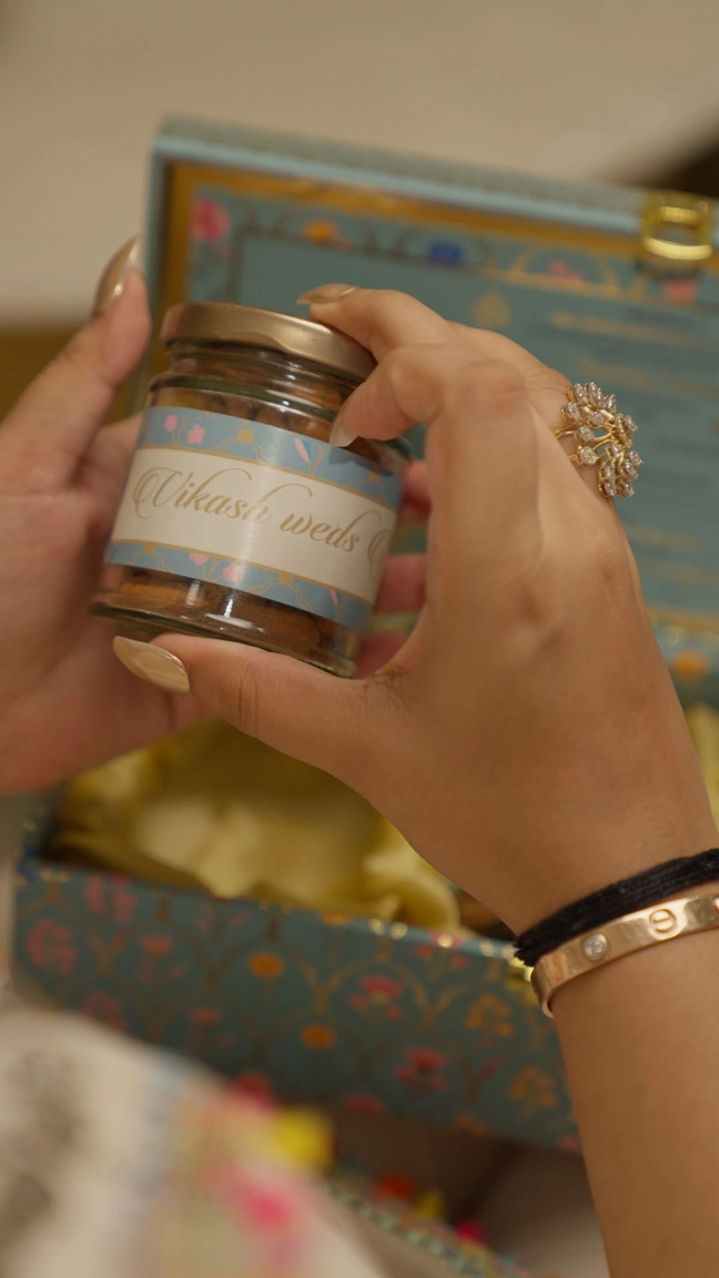 Elegant 3‑Jar Dry Fruit Gift Box — Keepsake Packaging thumbnail 2