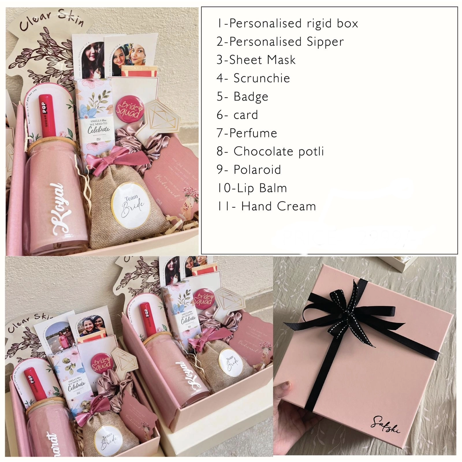 Glow Potli Whisper Bridesmaid Hamper thumbnail 2