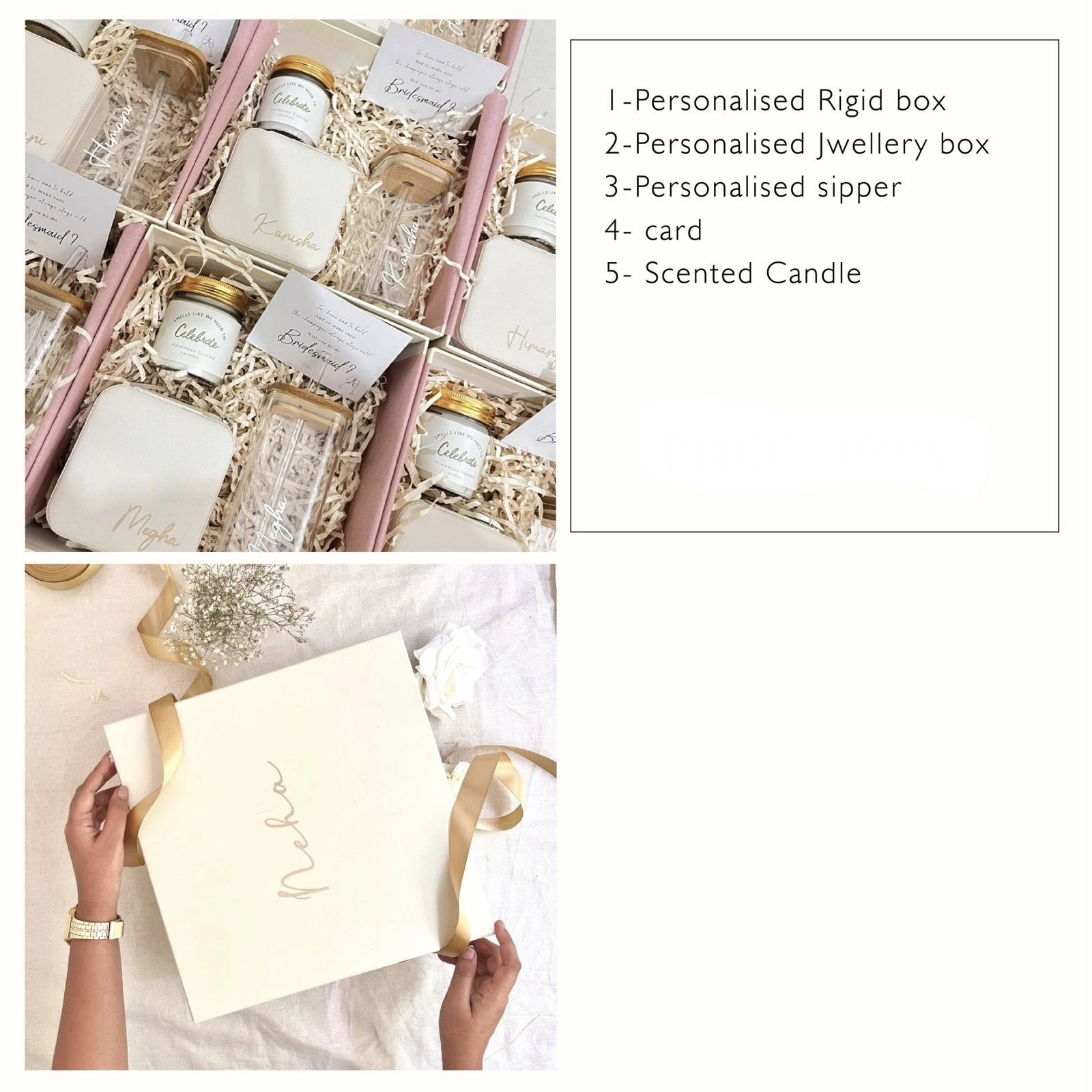 Gold Petal Keepsake - Bridesmaid Hamper thumbnail 2
