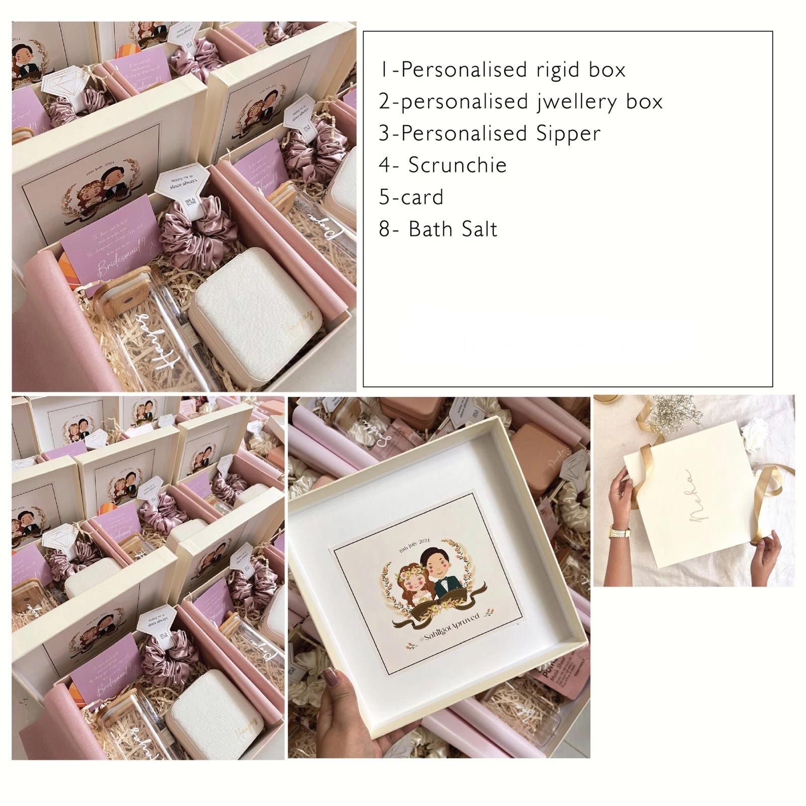 Serenity Blush Bridesmaid Box thumbnail 2