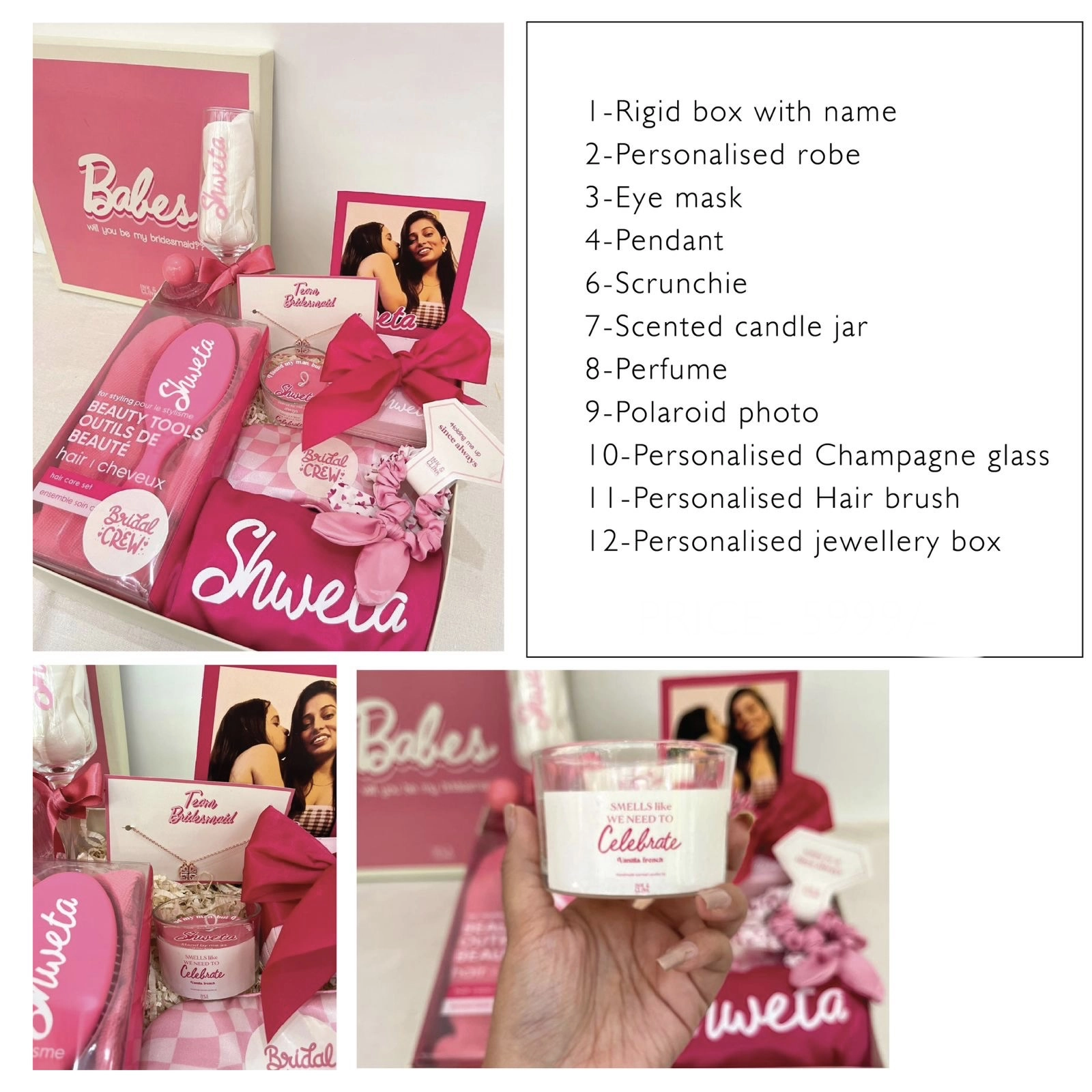 The Pink Luxe Edit - Bridesmaid  Hamper thumbnail 2