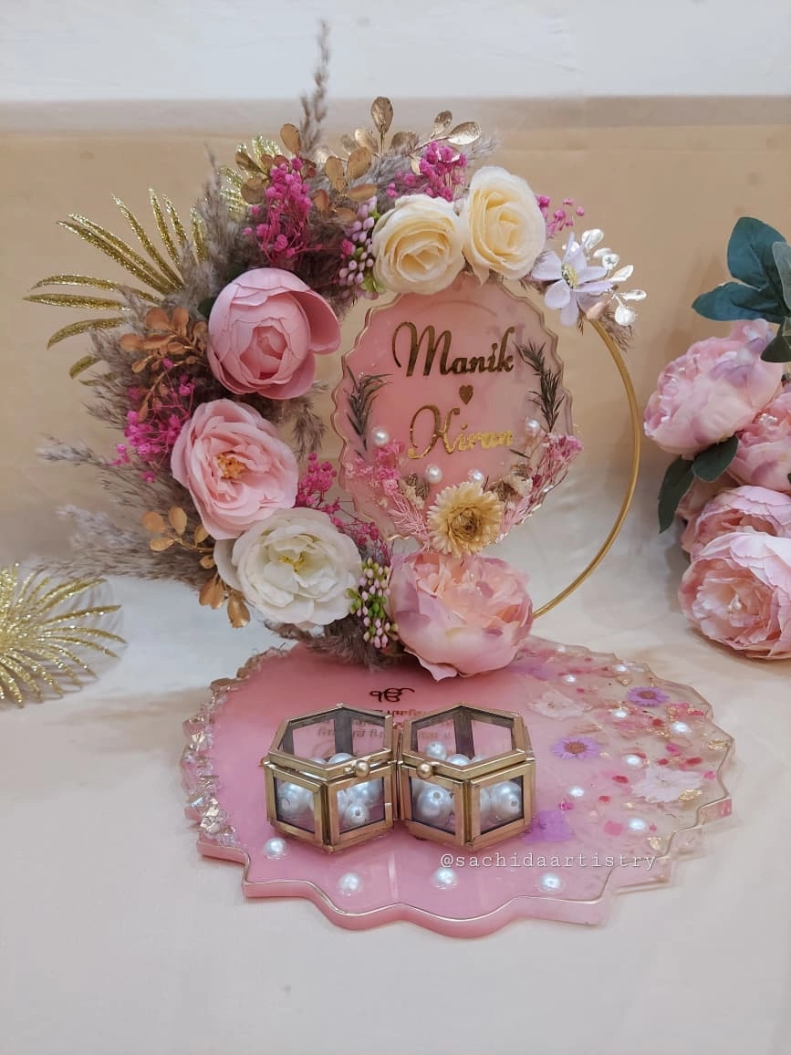 Blush Bloom Custom Engagement Ring Platter thumbnail 3