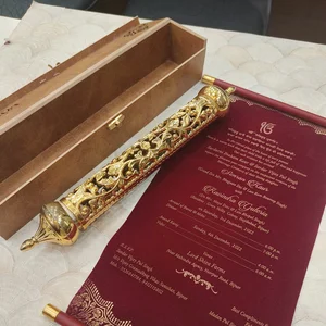 Royal Velvet Scroll Invitation