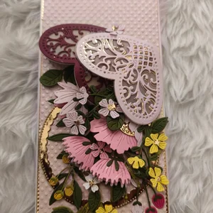 Regal Filigree Floral Money Envelope