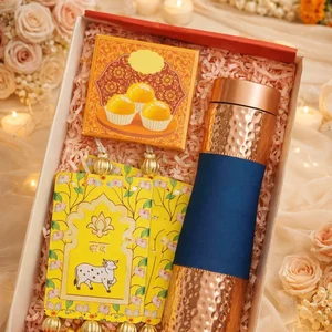 Hammered Copper Wellness Gift Set