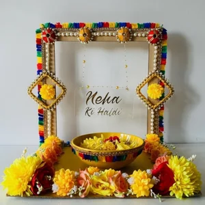 Handcrafted Haldi Ceremony Platter Set