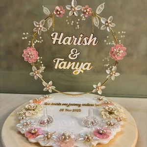 Personalized Eternal Love Engagement Ring Platter