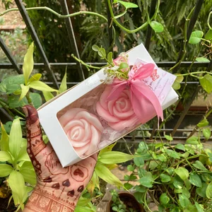 Blush Rose Scented Candle Duo Box