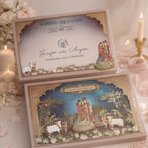 Exquisite Rajasthani Luxury Invite Box
