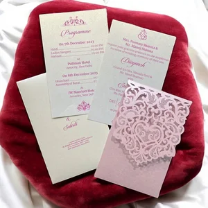 Laser cut paper wedding